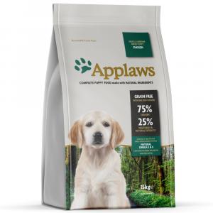 Applaws Puppy Small & Medium Breed, kurczak - 2 x 15 kg