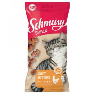 Schmusy Snack Soft Bitties, przysmaki dla kota - Kurczak (8 x 60 g)