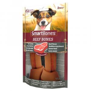 2 + 1 gratis! SmartBones, przysmaki dla psa - kości dla średnich psów, z wołowiną, 3 x 2 szt.