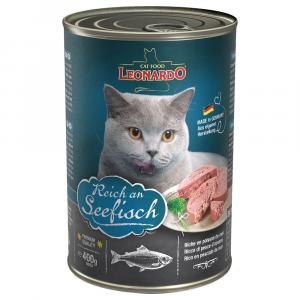 Megapakiet Leonardo All Meat, 24 x 400 g - Ryba morska