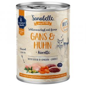 Sanabelle All Meat, 6 x 380 g - Gęsina i kurczak