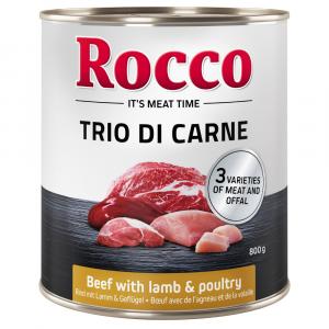 Rocco Classic Trio di Carne - Wołowina, jagnięcina i drób, 24 x 800g