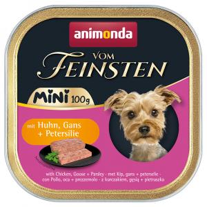 Animonda vom Feinsten Adult Mini, 32 x 100 g - Kurczak z gęsią i pietruszką