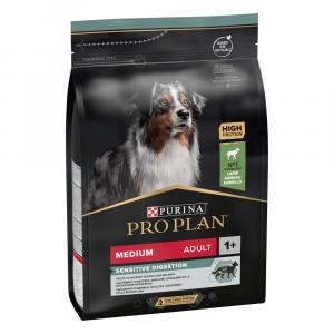 PURINA PRO PLAN Medium Adult Sensitive Digestion, jagnięcina i ryż - 3 kg