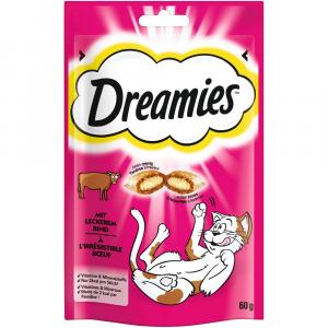 Dreamies przysmaki dla kota - Wołowina, 4 x 60 g