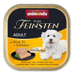 Animonda vom Feinsten Adult 22 x 150 g - Nadziewane z wołowiną, jajkiem i szynką