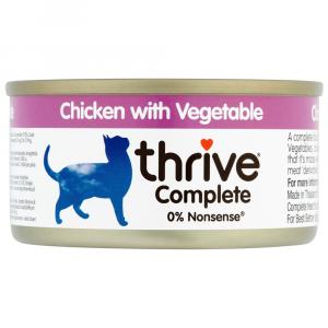 Thrive Complete Adult - Kurczak z warzywami - Opakowanie oszczędnościowe: 24 x 75 g