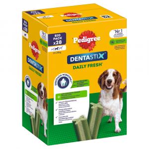 Pedigree DentaStix Fresh - Dla średnich psów, 1440 g, 56 szt.