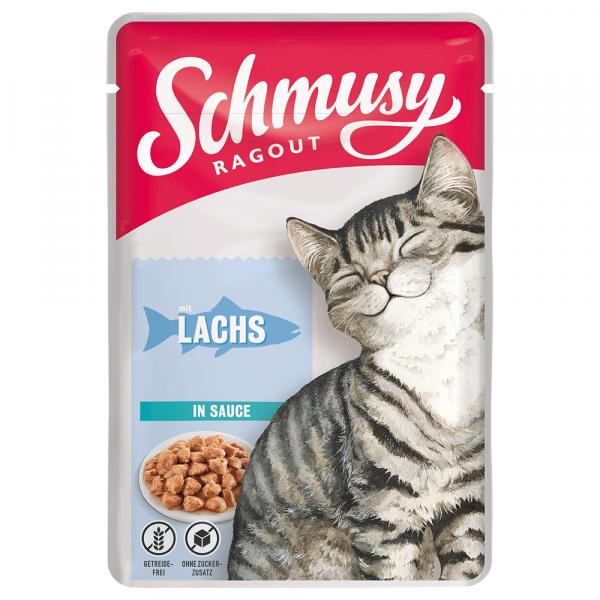 Schmusy Ragout w sosie, 22 x 100 g - Łosoś
