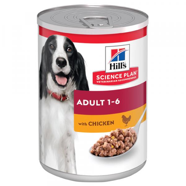 Hill's Science Plan Adult - Kurczak, 6 x 370 g