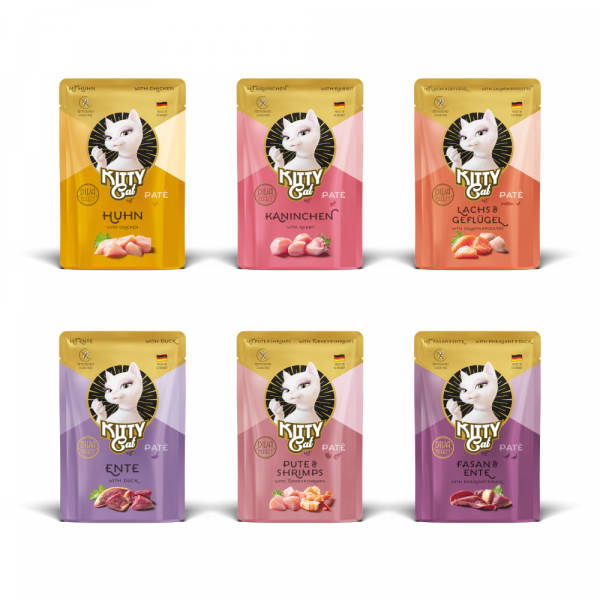Korzystny pakiet KITTY Cat Paté, 24 x 85 g - Pakiet mieszany II (6 smaków)