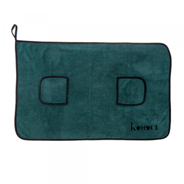 Kooa Deluxe, ręcznik z mikrofibry dla psa - M: dł. 90 x szer. 60 cm