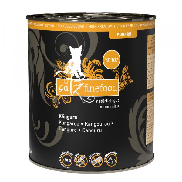 Catz finefood Purrrr, 12 x 800g/750g - No. 107: Kangur, 12 x 800 g