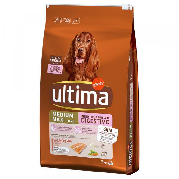 Ultima Medium / Maxi Sensitive, łosoś - 7 kg