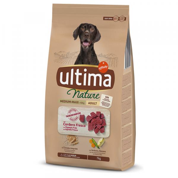 Ultima Nature Medium - Maxi, jagnięcina - 2 x 7 kg