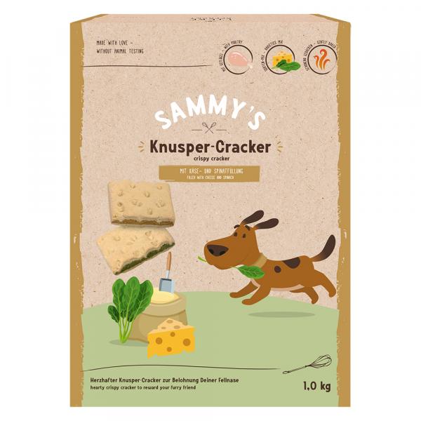 2 + 1 gratis! Sammy's, przysmaki, różne rodzaje - Chrupiące krakersy, 3 x 1 kg