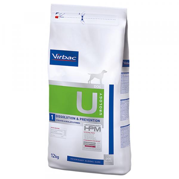 Virbac Veterinary HPM Dog Urology Dissolution & Prevention U1 - Opakowanie ekonomiczne: 2 x 12 kg