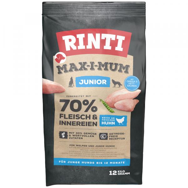 Rinti Max-i-mum Junior, kurczak - 2 x 12 kg