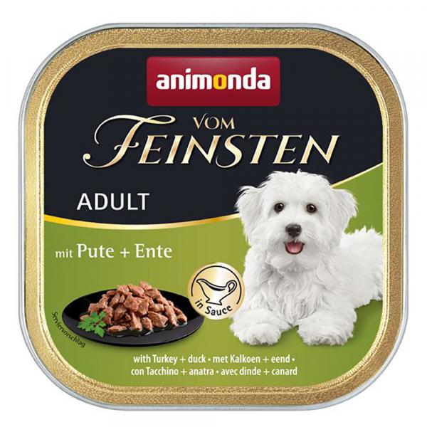 Animonda vom Feinsten Adult 22 x 150 g - Z indykiem i kaczką w sosie