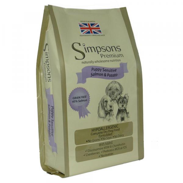 Simpsons Premium Sensitive Puppy Salmon & Potato - 2 x 12 kg