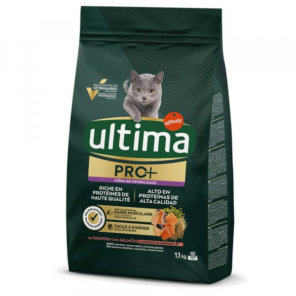 Ultima Cat PRO+ Sterilized, łosoś - 1,1 kg