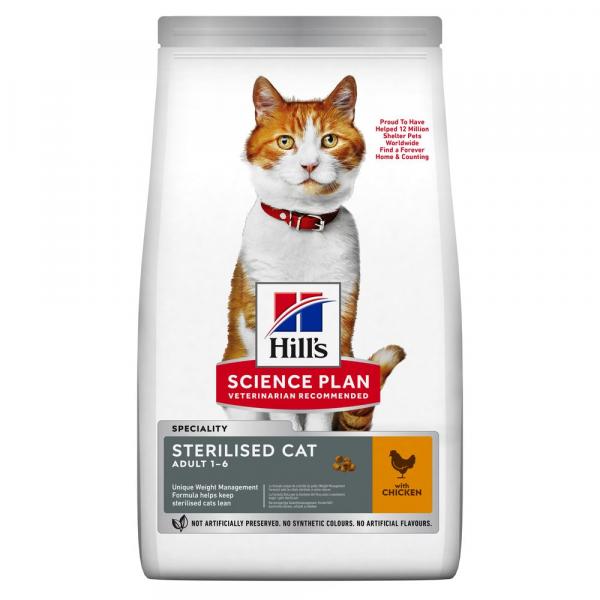 Hill's Science Plan Adult Sterilised, kurczak - 3 kg