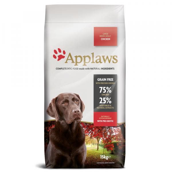 Applaws Adult Large Breed, kurczak - 2 x 15 kg