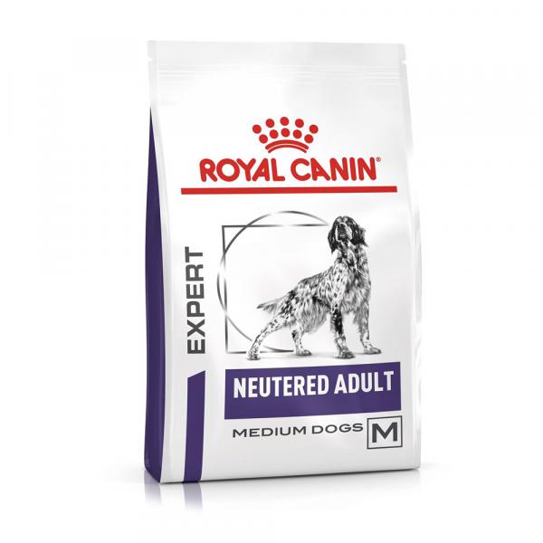 Dwupak Royal Canin Veterinary - Expert Neutered Adult Dog Medium - 2 x 9 kg