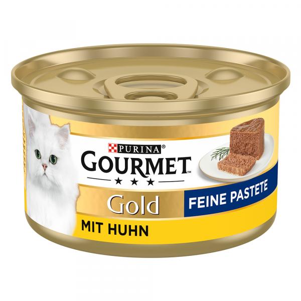 Gourmet Gold Feine Pastete, 12 x 85 g - Kurczak