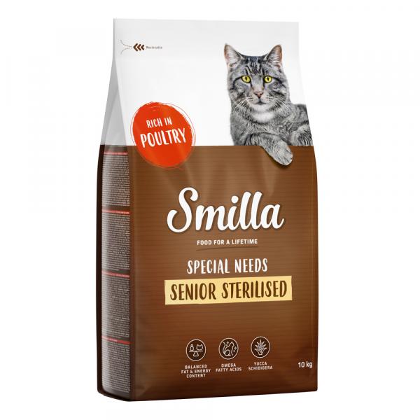 Smilla Senior Sterilised, z drobiem - 10 kg