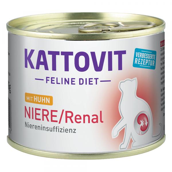 Kattovit Niere/Renal - Kurczak, 6 x 185 g