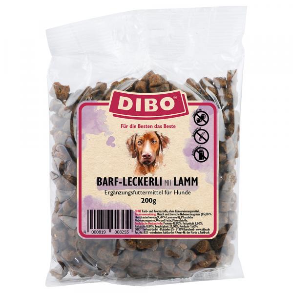 DIBO BARF, przysmaki z jagnięciną - 3 x 200 g