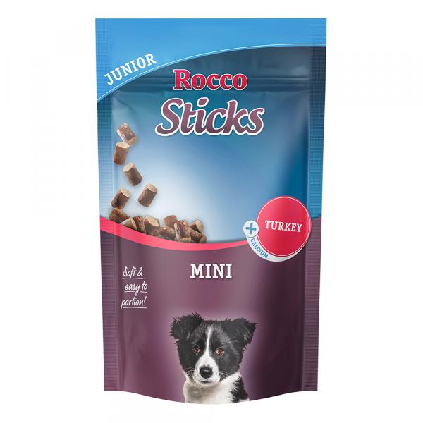 Rocco Sticks Mini - Junior indyk, 70 g