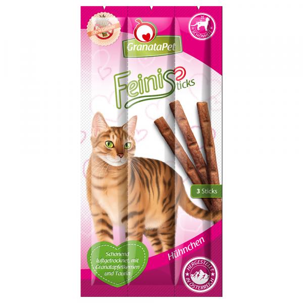 GranataPet Feini Sticks, kurczak - 9 x 5 g