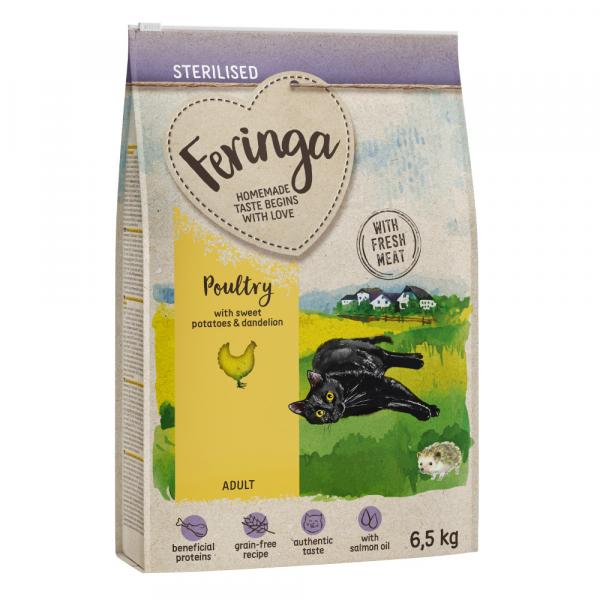 15% taniej! Feringa, karma sucha, 6,5 kg - Adult Sterilised, drób
