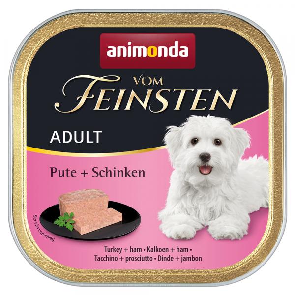 Animonda vom Feinsten Adult, bezzbożowa, 6 x 150 g - Indyk i szynka