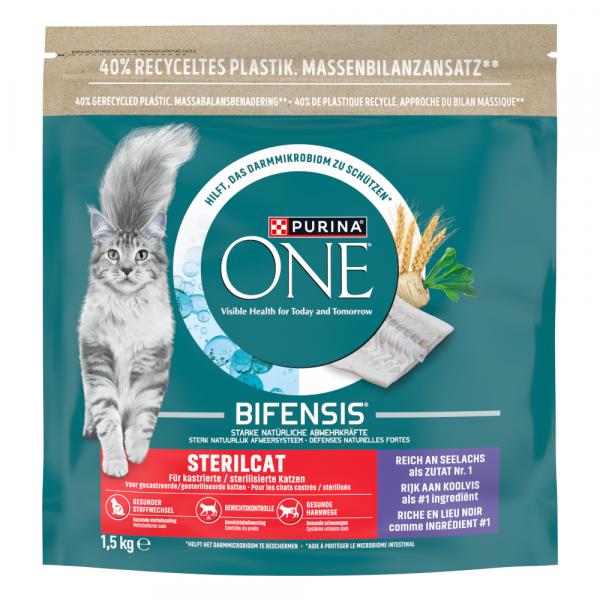 PURINA ONE SterilCat, czarniak - 6 x 1,5 kg