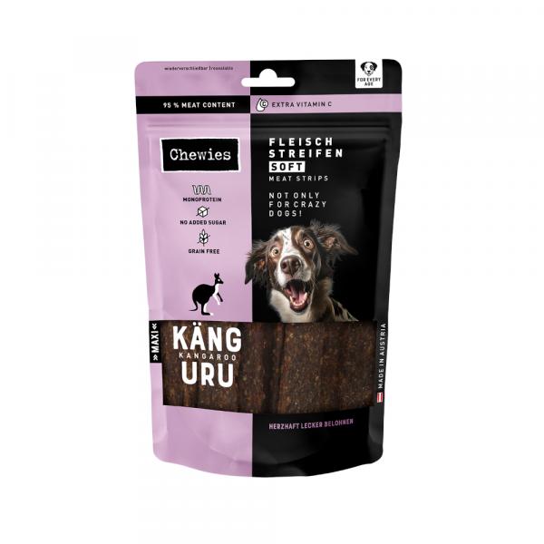 Chewies Soft mięsne paski - Kangur, 3 x 150 g