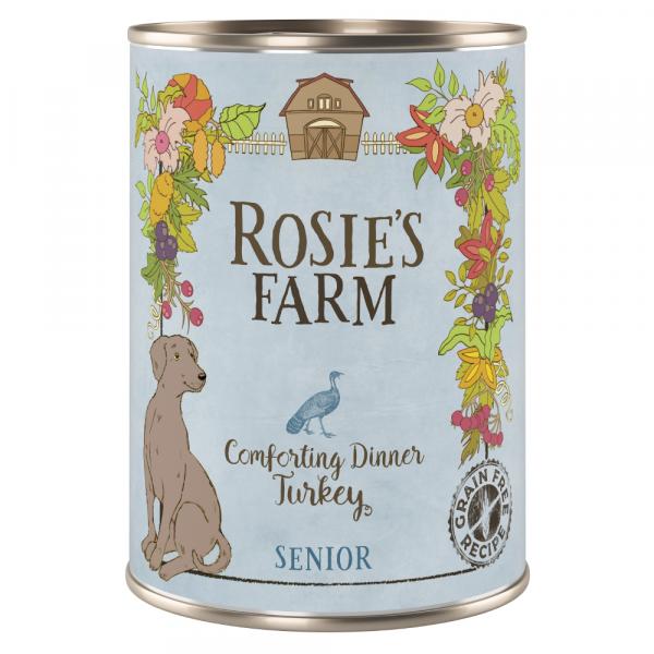 Rosie's Farm Senior, 6 x 400 g - Indyk