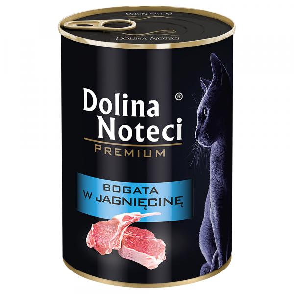 Dolina Noteci Premium, 24 x 400 g - Bogata w jagnięcinę