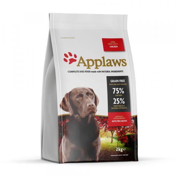 Applaws Adult Large Breed, kurczak - 2 x 2 kg