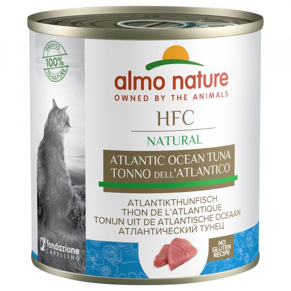 20 + 4 gratis! Almo Nature HFC, 24 x 280 g - Tuńczyk atlantycki