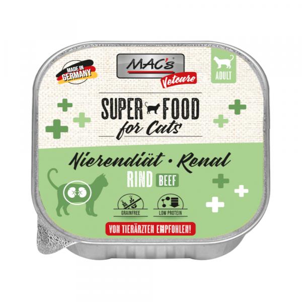 MAC's Vetcare Cat Nierendiät / Renal - Wołowina, 32 x 100 g