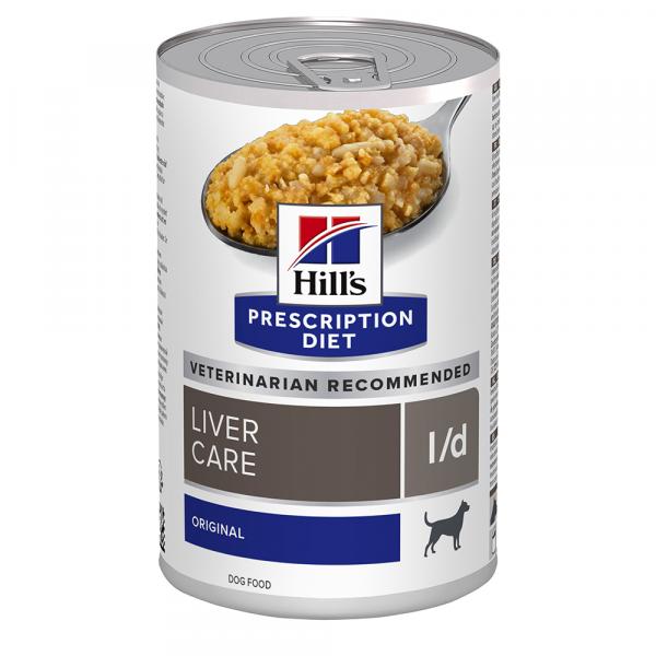 24 + 12 gratis! Hill's Prescription Diet, 36 x 350 g / 360 g / 370 g - l/d Liver Care Original, 36 x 370 g