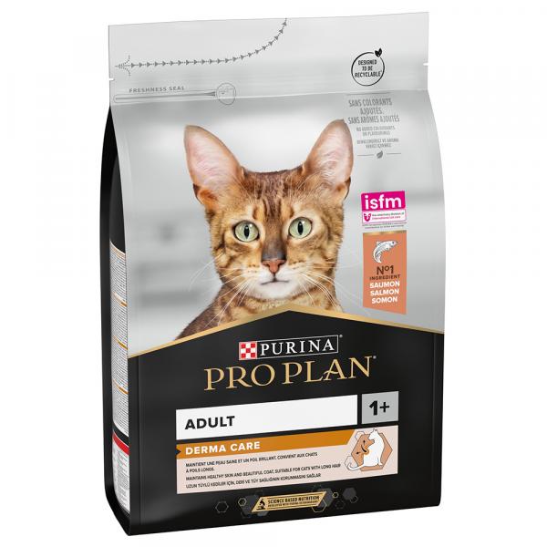 PURINA PRO PLAN Adult Derma Care, łosoś - 3 x 3 kg