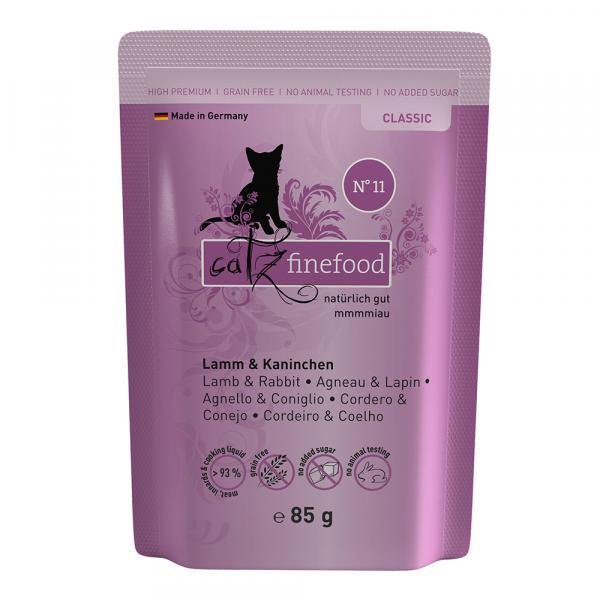 Catz finefood w saszetkach, 8 x 85 g - Jagnięcina z królikiem