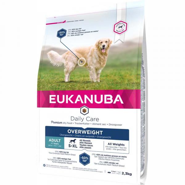 Eukanuba Daily Care Overweight Adult Dog - 2,3 kg