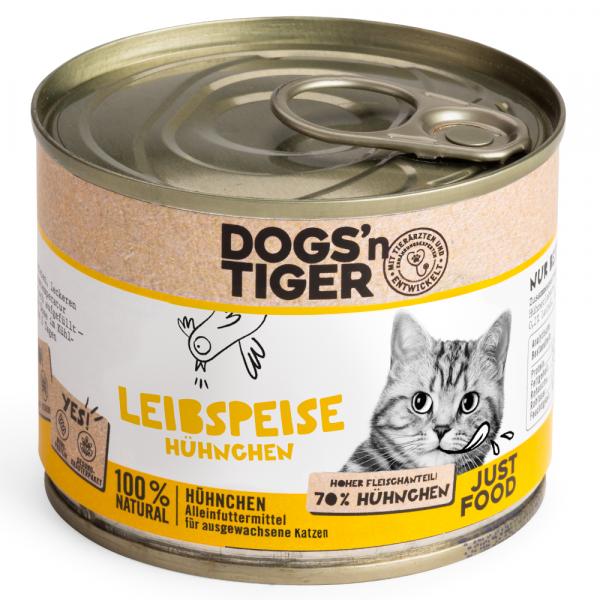 Dogs'n Tiger Senior Cat, 6 x 200 g - Kurczak i łosoś