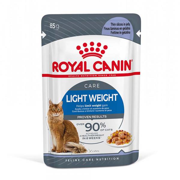 Uzupełnienie: Mokra karma Royal Canin - Light Weight Care w galarecie, 12 x 85 g