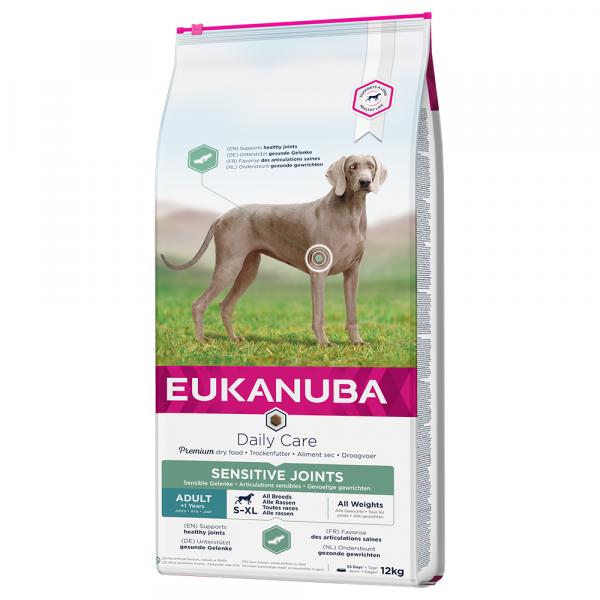 10% taniej! Eukanuba, karma sucha dla psa, 12 kg / 15 kg - Daily Care Adult Sensitive Joints, 12 kg